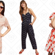 Beaded Marble Shirtdress, $182 | Ikat Zip-Front Jumpsuit, $94 | Summer Breeze Dress, $94